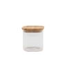 BOCAL VERRE COUVERCLE BAMBOU 600ML - Visuel 0